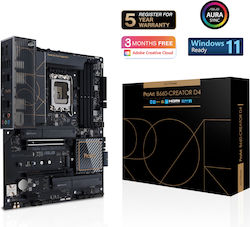 Asus ProArt B660-CREATOR D4 Motherboard ATX με Intel 1700 Socket