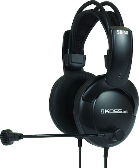 Koss SB40 On Ear Multimedia Headphone with Microphone 3.5mm Jack