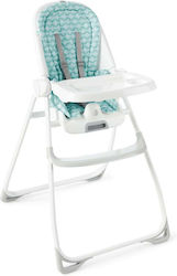 Ingenuity Goji Foldable Baby Highchair with Plastic Frame & Fabric Seat Green