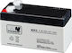 MW Power MWS 1.3-12 Μπαταρία UPS με Χωρητικότητα 1.3Ah και Τάση 12V 1τμχ