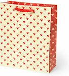 Legami Milano Καρδιές Χάρτινη Μεγάλη Τσάντα 26,5x32,5x11,5cm