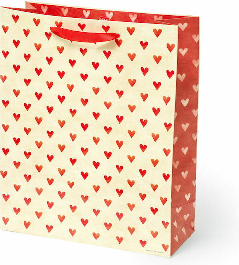 Legami Milano Hearts Paper Bag for Gift Multicolored 26.5x11.5x32.5cm.