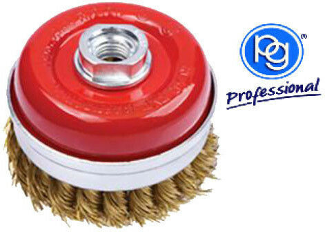 PG 485.77 Wire Brush Bell with Bristles 120mm