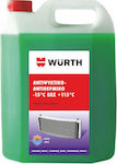 Wurth Αντιψυκτικό Παραφλού Ψυγείου Αυτοκινήτου -15°C/+115°C Πράσινο Χρώμα 4lt