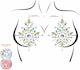 Leg Avenue Cambria Nipple Jewels Sticker Nipple Covers Ασημί