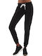 Hohe Taille Jogginghose Jogger Schwarz