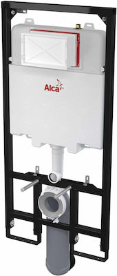 Alcaplast AM1101/1200 Εντοιχιζόμενο Πλαστικό Καζανάκι Ορθογώνιο Χαμηλής Πίεσης