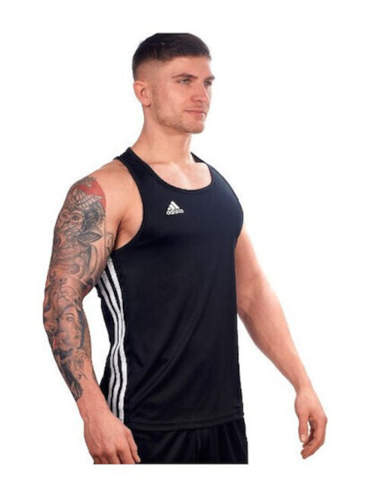 adidas Ανδρική Αμάνικη Μπλούζα ADIBTT02 για Boxing Μαύρη