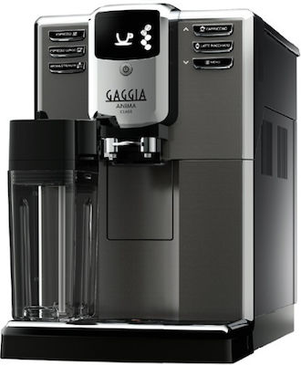 Gaggia Anima R18760/01 Automatische Espressomaschine 1850W Druck 15bar für Cappuccino mit Mahlwerk Schwarz