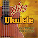 GHS Strings Set of Nylon Strings for Ukulele Nylon Ukulele Soprano/Concert - Black Nylon 25 - 36"