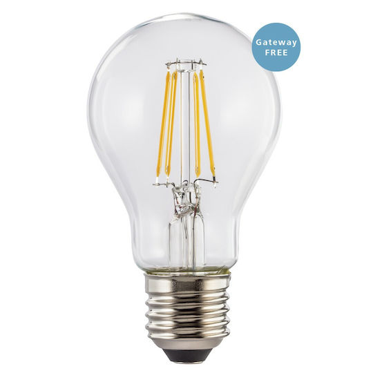 HAMA Смарт крушка LED 7W за фасунга E27 Регулируем бял цвят 806лм Димируем
