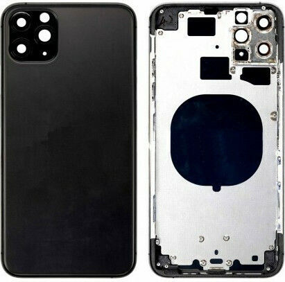 Καπάκι Μπαταρίας Full Body & Camera Lens Type A Μαύρο για iPhone 11 Pro