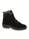 Venere Wildleder Damenstiefel Schwarz