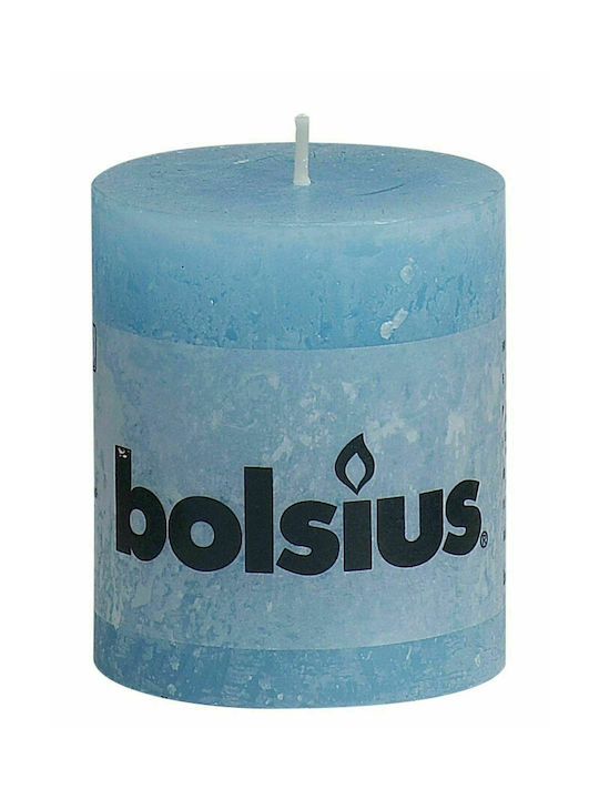 Rustic Candle 80/68mm Bolsius - Aqua