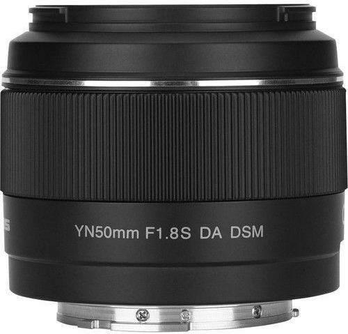 Yongnuo Crop Φωτογραφικός Φακός YN 50mm f/1.8 S DA DSM Σταθερός για Sony E Mount Μαύρος