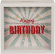 Happy Birthday Κουμπαράς Ξύλινος Λευκός 20x5x20cm