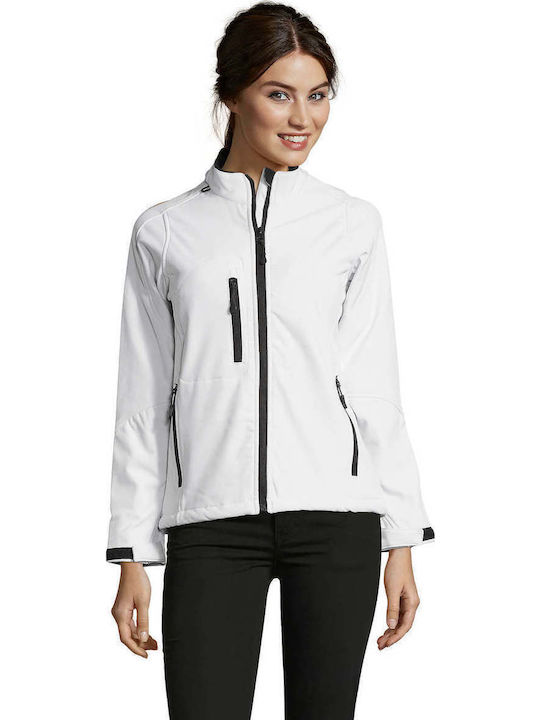 Sol's Roxy Softshell Γυναικείο Μπουφάν Λευκό