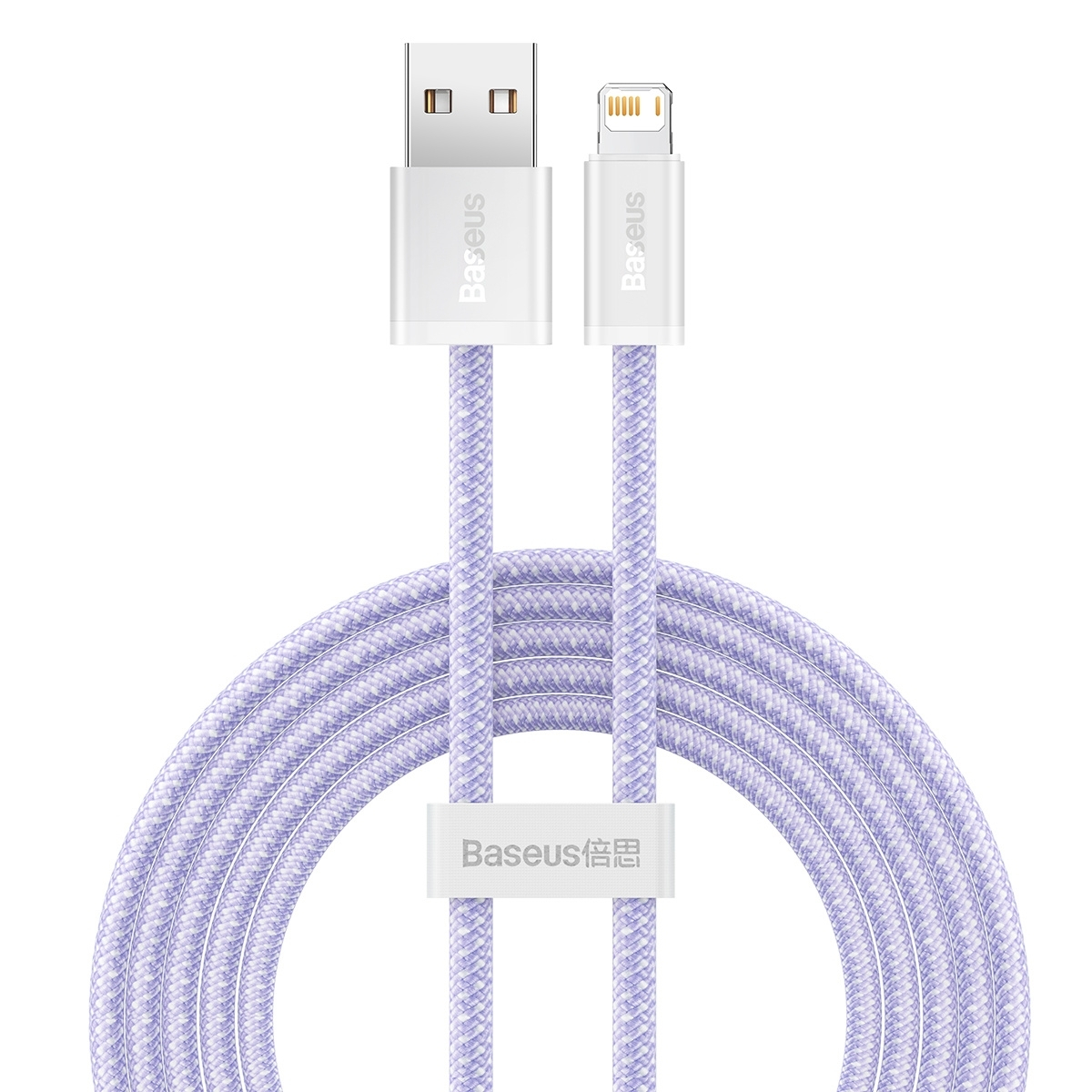 Baseus Dynamic Braided USB to Lightning Cable Μωβ 2m (CALD000505