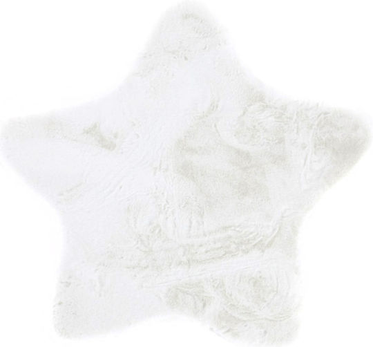 Royal Carpet Star 100 Παιδικό Χαλί Αστέρια White 100x100cm Πάχους 23mm