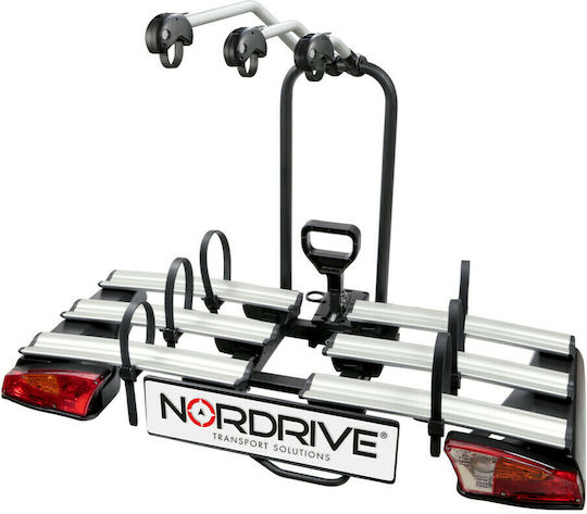 Nordrive Asura 3 Car Bike Tow Hitch Rack for 3 Bikes
