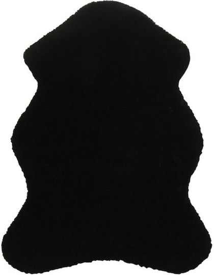 Newplan Puffy Bedroom Rug Set Puffy FC9 Black 5-41-PF-T-FC9BLACK-SET067 2x140 1x210 3 Pieces