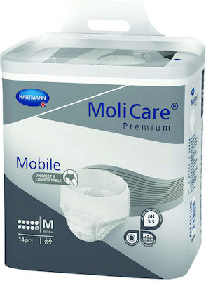 Hartmann Molicare Premium Mobile Incontinence Underwear 10 Drops Medium 14pcs