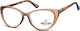 Montana Eyewear MR64 Women's Reading Glasses +2.50 in Beige color MR64E