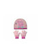 Aria Trade Set Căciulă Copil cu Mănuși Tricotat Roz