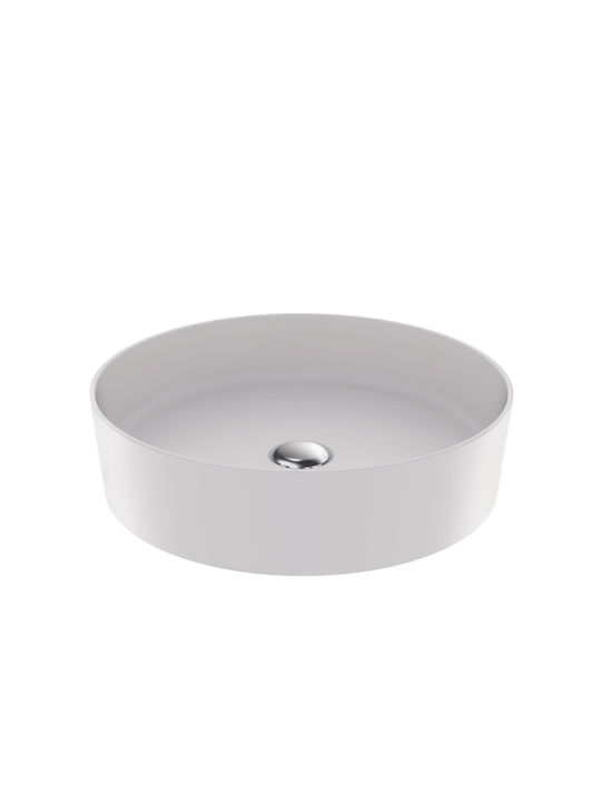 Creavit Loop LP145 Vessel Sink Porcelain 45x45x11.5cm White Matt