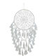 Inart Macrame Wall Decor Dreamcatcher Handmade Cream Fabric 40x84cm