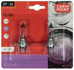 Carpoint Lamps H7 Halogen 2pcs