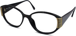 Paloma Picasso Plastic Eyeglass Frame Black 3708 80