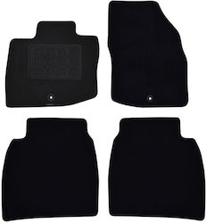 Πατάκια δαπέδου μοκέτας Superior μαύρα για Honda Civic (VIII) 4τμχ