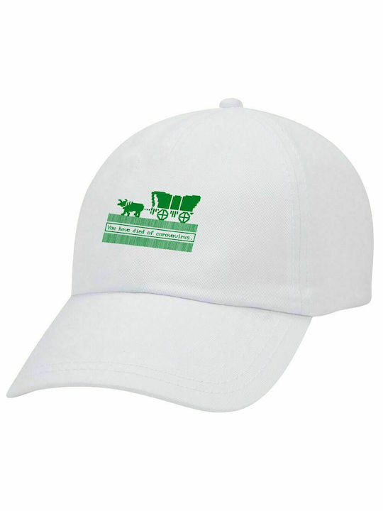 Oregon Trail, cover... edition, Adult Baseball Cap White 5-panel (POLYESTER, ADULT, UNISEX, ONE SIZE)