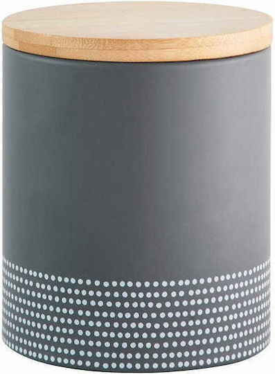 Typhoon Vase Allgemeine Verwendung mit Deckel Metallisch Gray 11x11x13.5cm