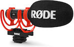 Rode Condensator (diafragmă mare) Microfon 3.5mm / USB tip C Video Mic Go II Montare Shock Mounted/Clip On pentru Cameră 400700015
