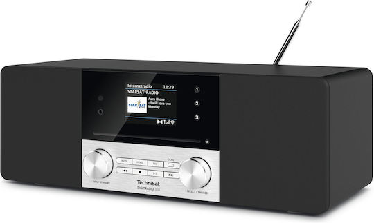 Technisat Soundsystem 2 Digitradio 3 IR 0000/3956 20W mit CD / Digitale Medien Player und Bluetooth Schwarz