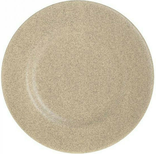 Click Teller Wüste aus Porzellan Cream mit Durchmesser 21cm 12Stück