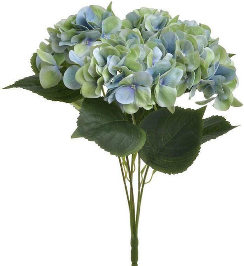 Букет от изкуствени цветя Blue / Green 50см Inart