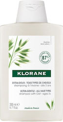 Klorane Lait D' Avoine Shampoos Daily Use for All Hair Types 100ml