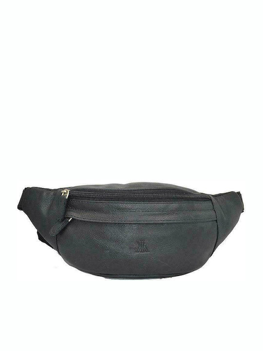 Kappa Bags 131 Men's Leather Waist Bag Black