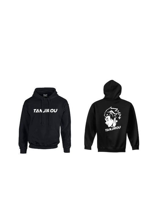 Tanjirou Pegasus Sweatshirt with Hood in Black Color