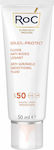 Roc Soleil-Protect Anti-Wrinkle Smoothing Fluid Αντηλιακή Λοσιόν Προσώπου SPF50 50ml