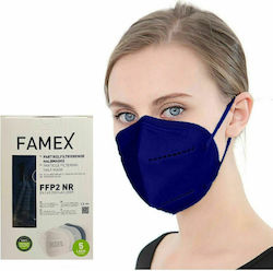 Famex Particle Filtering Half Mask FFP2 NR Mască de protecție FFP2 Midnight Blue 20buc