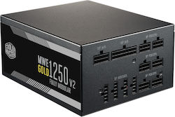 CoolerMaster MWE Gold rev. 2.0 1250W Black Computer Power Supply Full Modular 80 Plus Gold