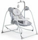 Cangaroo Electric Baby Relax Swing 2 in 1 Rhea with Music Grey for Child up to 9kg 109168