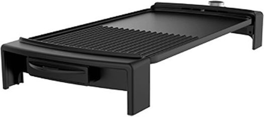 Cecotec Tasty & Grill 2500 Επιτραπέζια Ηλεκτρική Ψησταριά Αλουμινίου Λείας και Αυλακωτής Πλάκας 2150W με Ρυθμιζόμενο Θερμοστάτη 45x25εκ.
