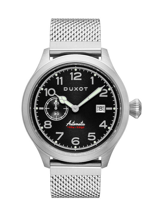Duxot Altius Uhr Chronograph Automatisch mit Silber Metallarmband