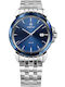 Jowissa Lewy 3 Herrenuhr 42mm Batterie mit Silber Metallarmband