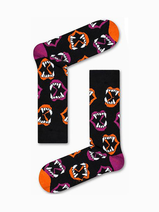 Vtex Socks Dracula Teeth Șosete cu Model Negre 1Pachet